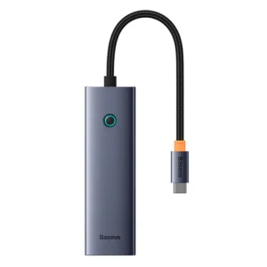 Baseus Flite Series Type C to 4-Port USB 3.0 Smart HUB - Space Grey