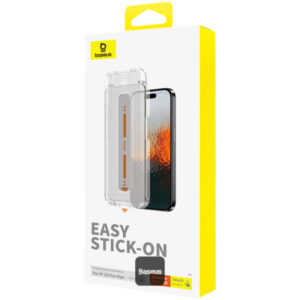 Baseus Sapphire Series Full-Coverage 9H Tempered Glass Screen Protector for iPhone 16 Pro Max