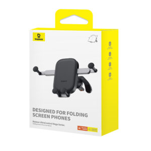 Baseus UltraControl Mega Series Folding Screen Phone Car Mount Cluster - Black