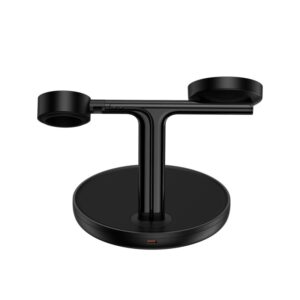 Baseus Swan 3-in-1 Wireless Magnetic Charging Bracket 20W Black Universal version ( Include:USB For type-C 3A 1m)