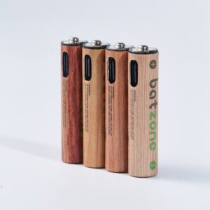 Batzone USB-C Li-ion Rechargeable Battery AAA 666mWh (4Pcs)