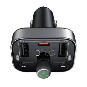 Baseus S-09 Pro Series Car FM Transmitter Cluster - Black