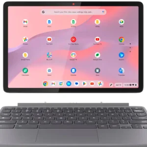 Lenovo - Duet 11 Chromebook - 11" 2K LCD Touchscreen 2-in-1 Tablet - MediaTek Kompanio 838 - 4GB RAM - 128GB - eMMC with keyboard - Luna Gray